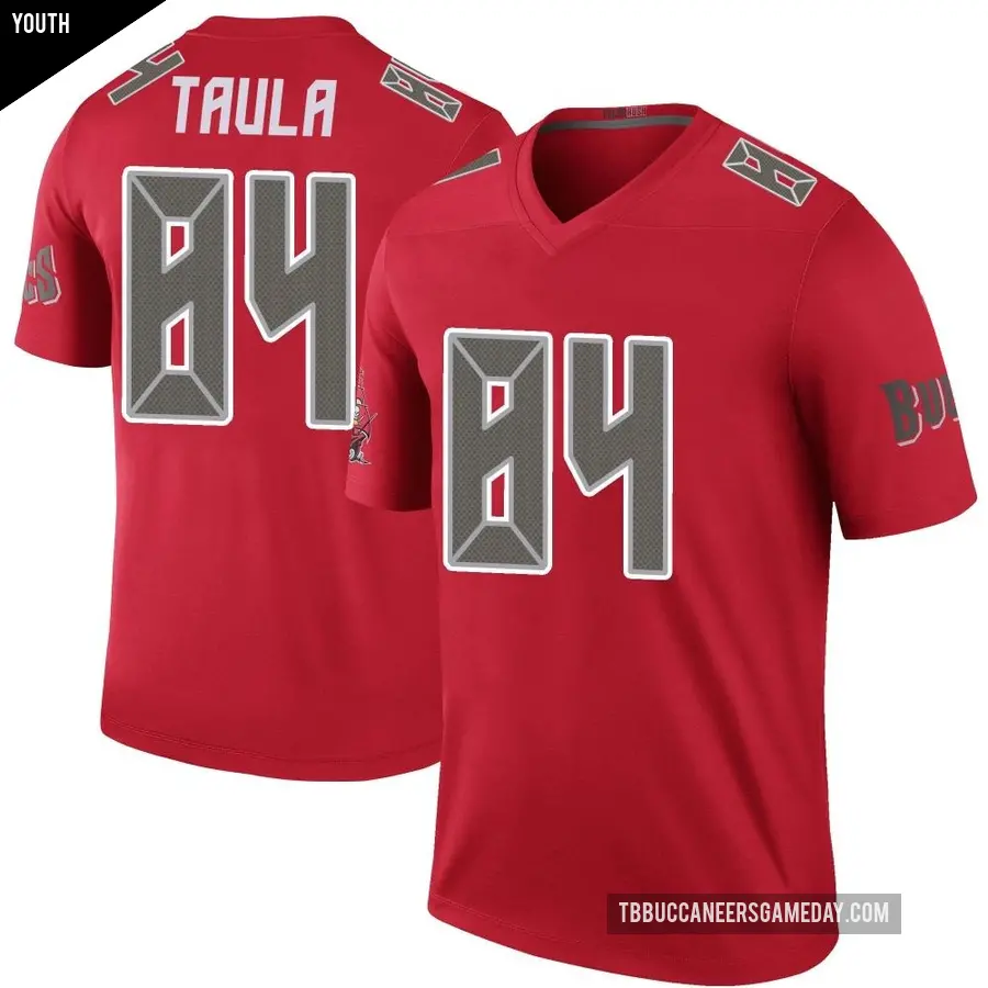 Youth Tampa Bay Buccaneers ＃84 Tanner Taula Red Legend Color Rush Jersey
