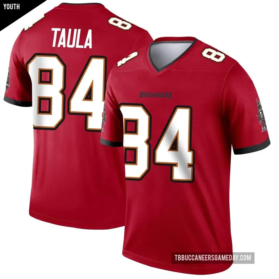 Youth Tampa Bay Buccaneers ＃84 Tanner Taula Red Legend Jersey